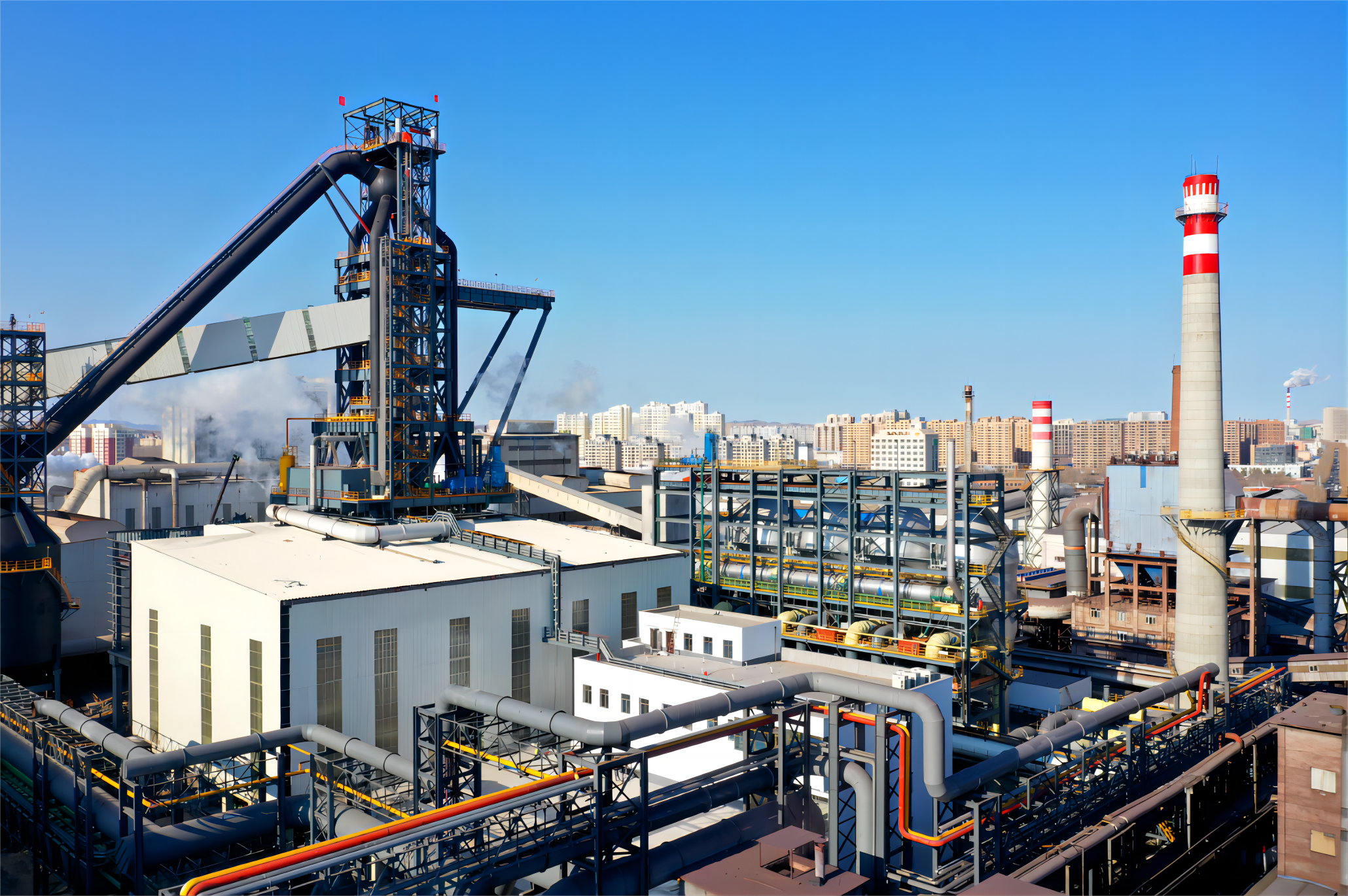 乌钢绿色节能环保1200立方米高炉工程